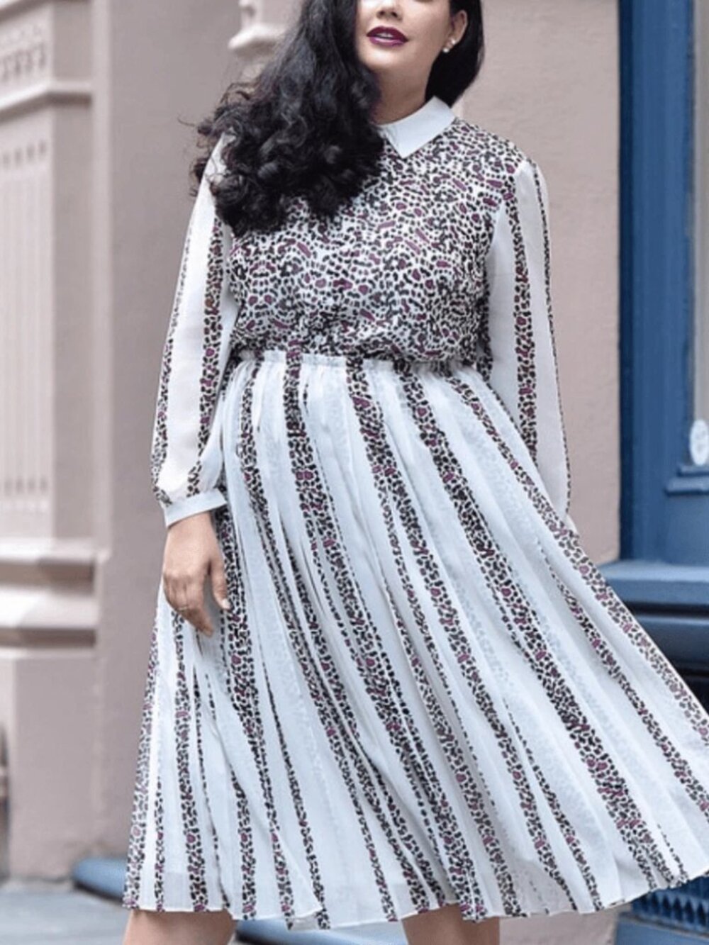 Girl With Curves x Lane Bryant Cheetah Dress 22